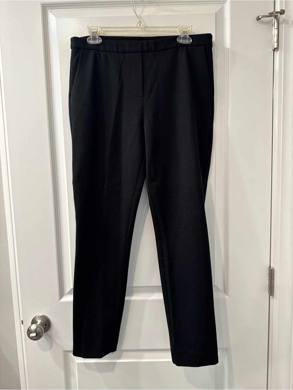 ANTONIO MELANI Black Tailored Straight-Leg Pants